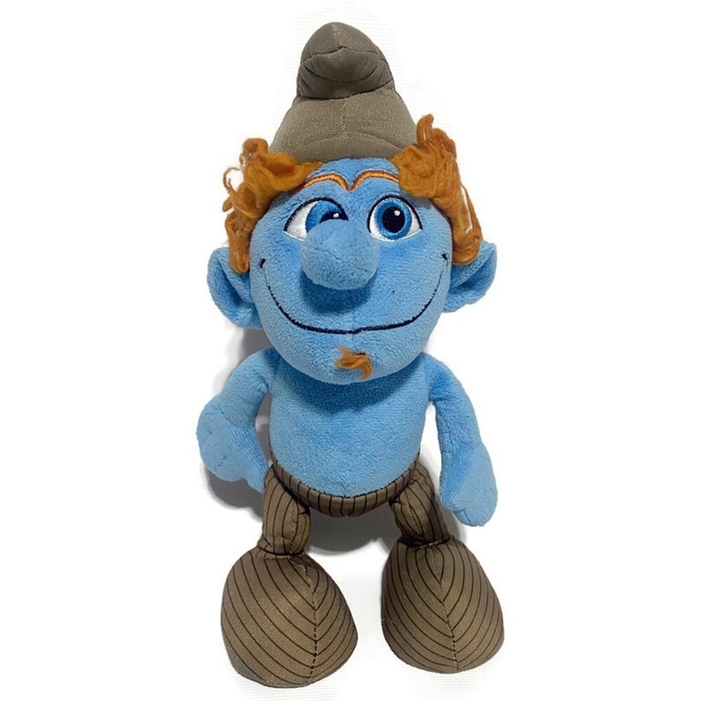The Smurfs Blue Hackus Plush Toy Small 11 Inches Tall